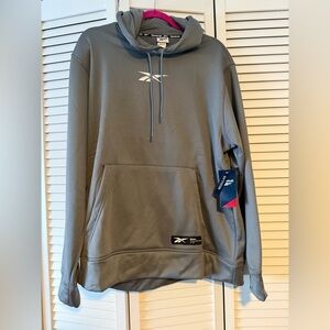 Reebok Men's Charcoal Pullover Hoodie